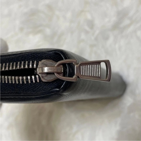 Yves Saint Laurent Black Wallet with Gold Accents - Picture 9 of 13